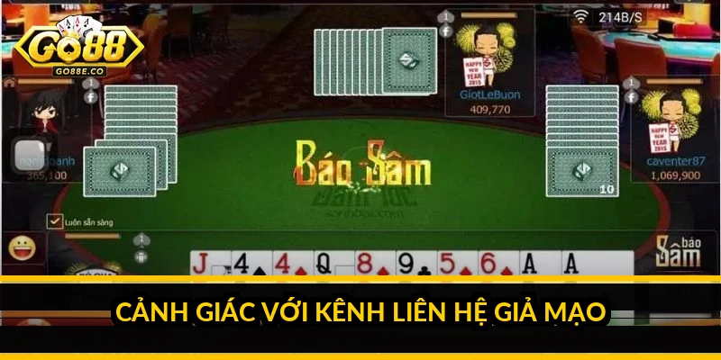 Cảnh giác với kênh liên hệ giả mạo